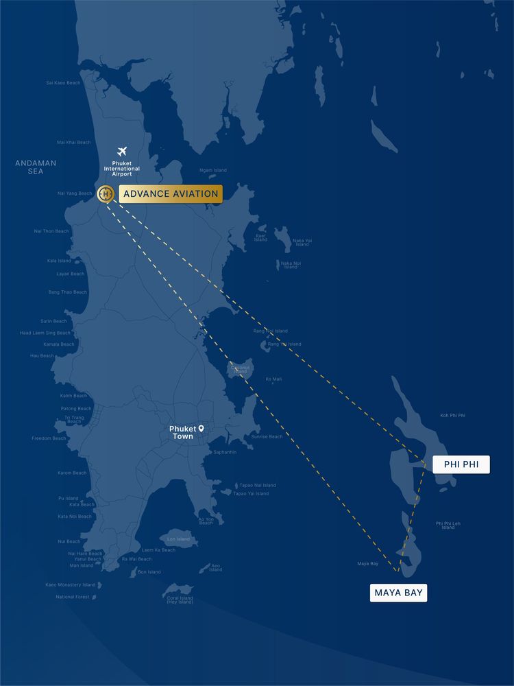 Maya Bay Discovery Offer — route map