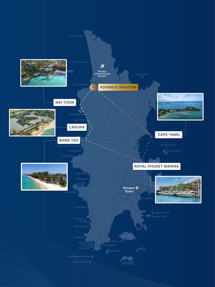 Laguna & East Coast Marinas — route map